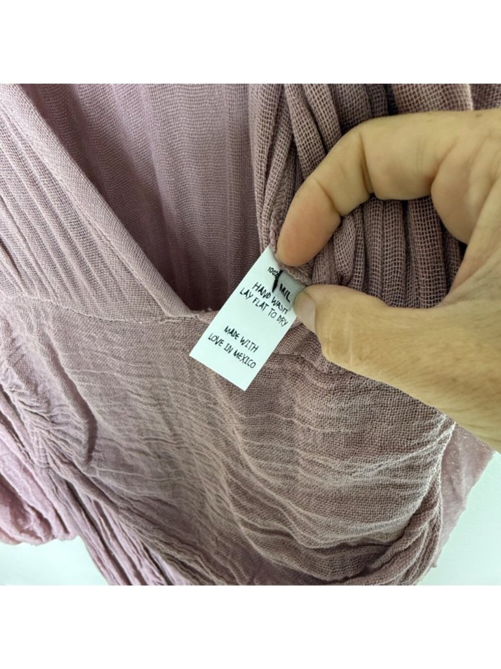 NWT Jens Pirate Booty 'Lapis Maxi Amethyst Long-Sleeve Maxi BOHO Dress Sz M - Picture 9 of 9